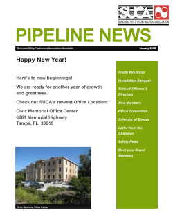 Pipeline Issue January 2015