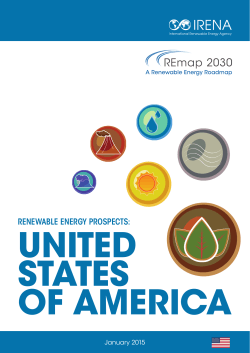 Renewable Energy Prospects: United States of America