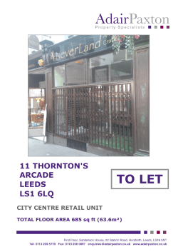 TO LET - Adair Paxton