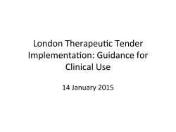 London NHSE guidance 14Jan2015 - HIV i-Base