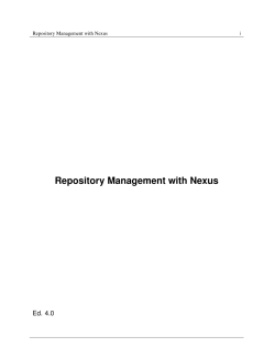 Repository Management with Nexus