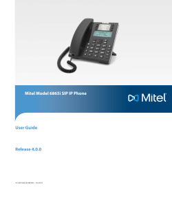 Mitel Model 6865i IP Phone