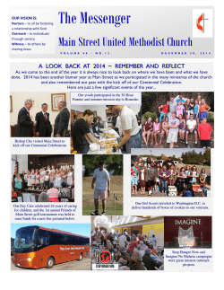 Monthly Newsletter - Main Street United Methodist Church