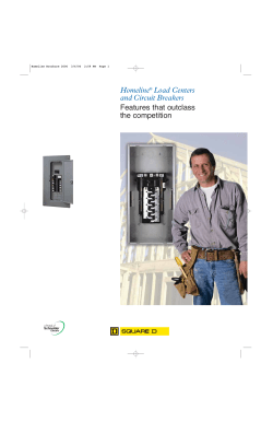 Homeline® Load Centers and Circuit Breakers