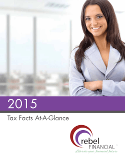 Tax Facts Brochure - rebel Financial LLC