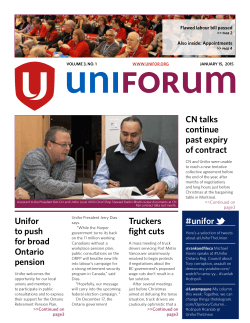 CN talks continue past expiry of contract #unifor Unifor to push