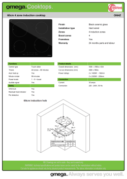 OMEGA - OI64Z - SPECIFICATIONS