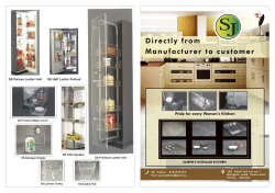 SS Deluxe Larder Unit SS Half Larder Pullout