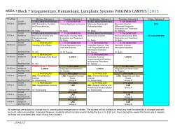 Block 7 Integumentary, Hematologic, Lymphatic Systems