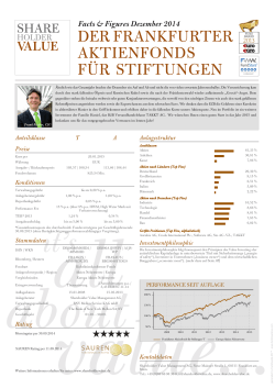 Frankfurter Aktienfonds für Stiftungen-T