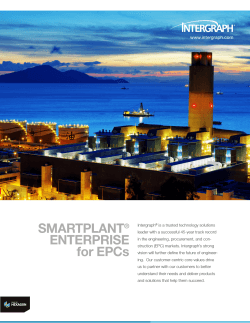 SmartPlant Enterprise Brochure