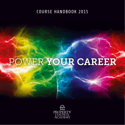 POWER YOUR CAREER - Property Council of Australia