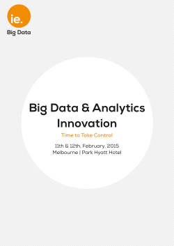 Big Data & Analytics Innovation