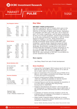 MARKET PULSE - OCBC Investment Research