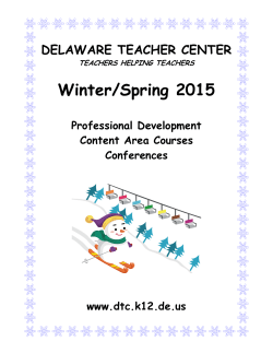 View the Winter/Spring 2015 Brochure