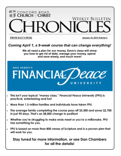 Weekly Chronicle - Concord Road Church of Christ