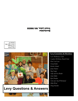 Levy Questions & Answers
