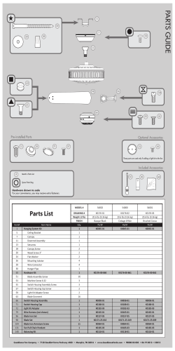 Replacement Part List