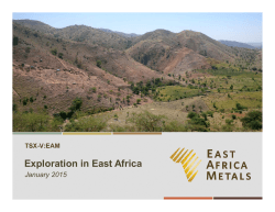 Exploration in East Africa