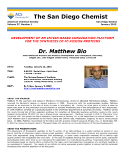 January 2015 - American Chemical Society