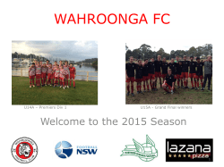 WAHROONGA FC