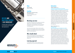 event brochure - Absolute Completion Technologies