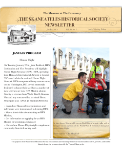 Newsletter, Jan-Feb 2015 - Skaneateles Historical Society