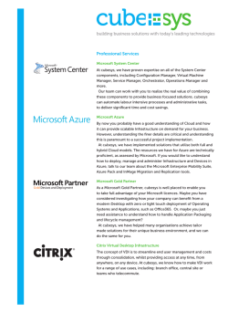 building business solutions with today's leading