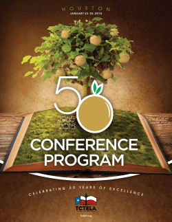 Click here to view the conference program book