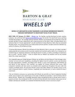 wheels up and barton & gray mariners club expand membership