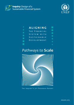 Pathways to Scale