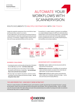 ScannerVision Infosheet - KYOCERA Document Solutions