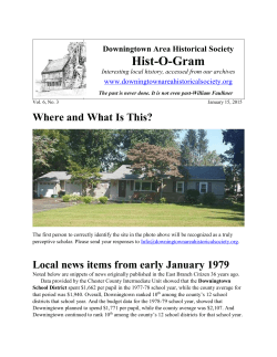 Hist-O-Gram - Downingtown Area Historical Society