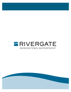Print Brochure - Rivergate Bordentown Waterfront