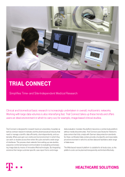 Trial ConneCT - Telekom Healthcare Solutions