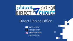 Microsoft Dynamics AX - Direct Choice Office