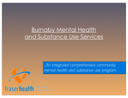 Burnaby Mental Health and Substance Use Services