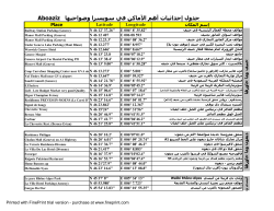 إحداثيات سويسرية