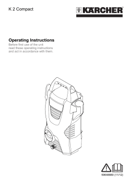 Operating Instructions K 2 Compact