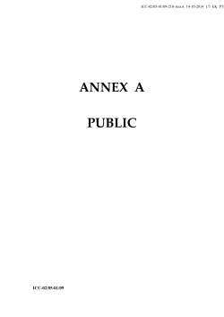 ANNEX A PUBLIC