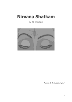 Nirvana Shatkam - aghori.it HOME