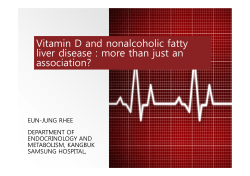 Vitamin D and nonalcoholic fatty liver disease : more than just an