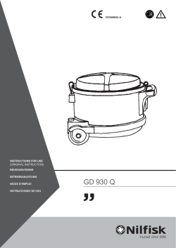 GD 930 Q - 107409024 A.indb - Nilfisk PARTS