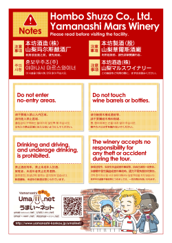Hombo Shuzo Co., Ltd. Y hi M Wi Yamanashi Mars Winery