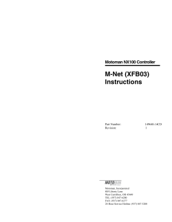 M-Net (XFB03) Instructions