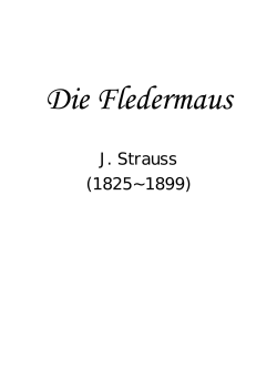 J. Strauss (1825~1899)