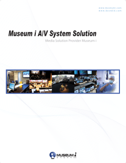 Museum i A/V System Solution