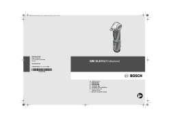 GWI 10,8 V-LI - Bosch Power Tools