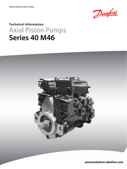 Series 40 M46 Axial Piston Pumps Technical Information