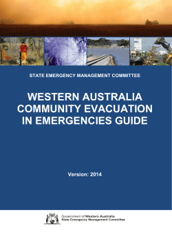 WA Community Evacuation in Emergencies Guide